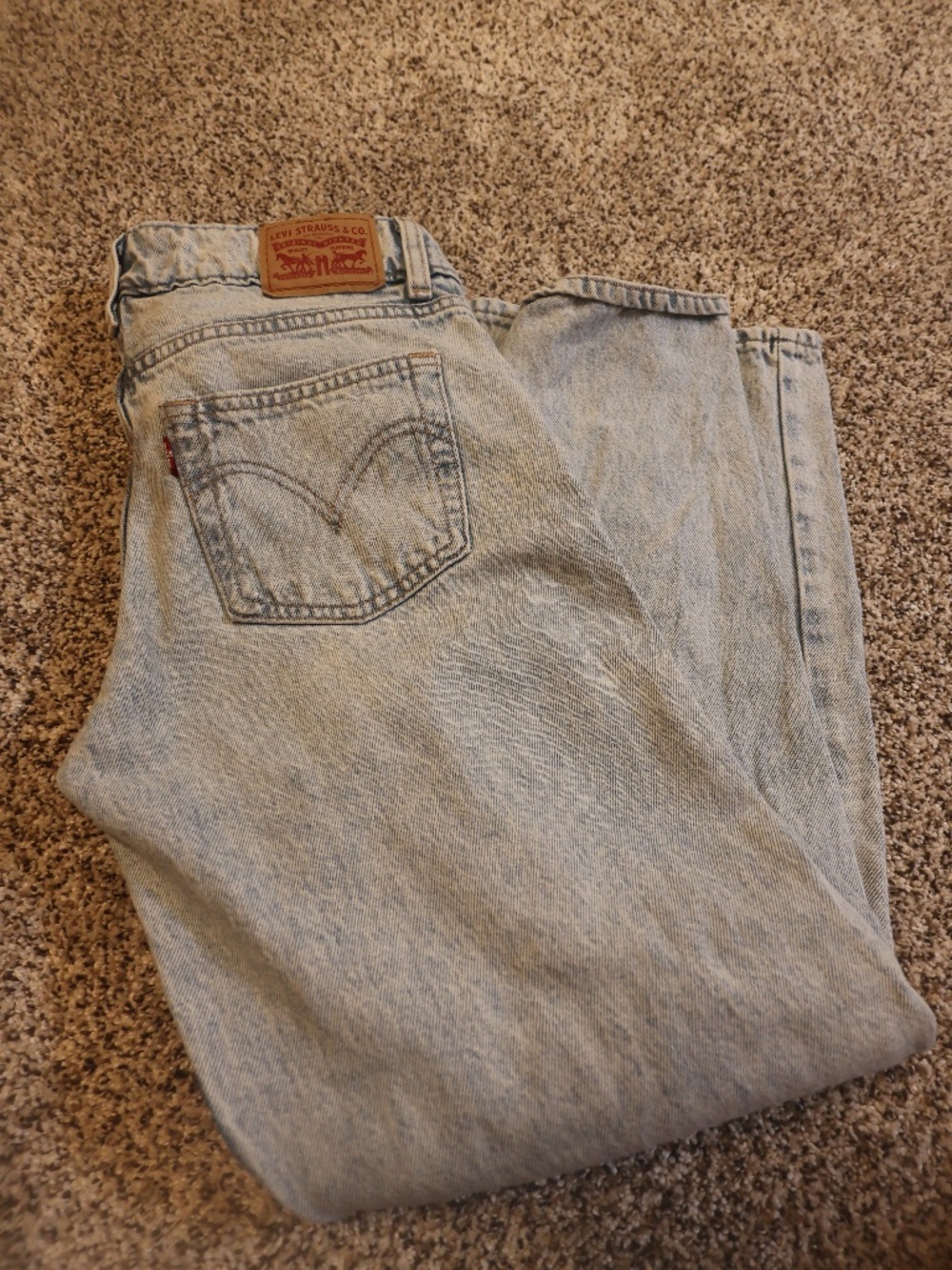 Levi super low jeans